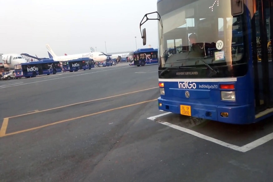 Air India Employee Hospitalised After IndiGo Bus Hits Him At Bengaluru