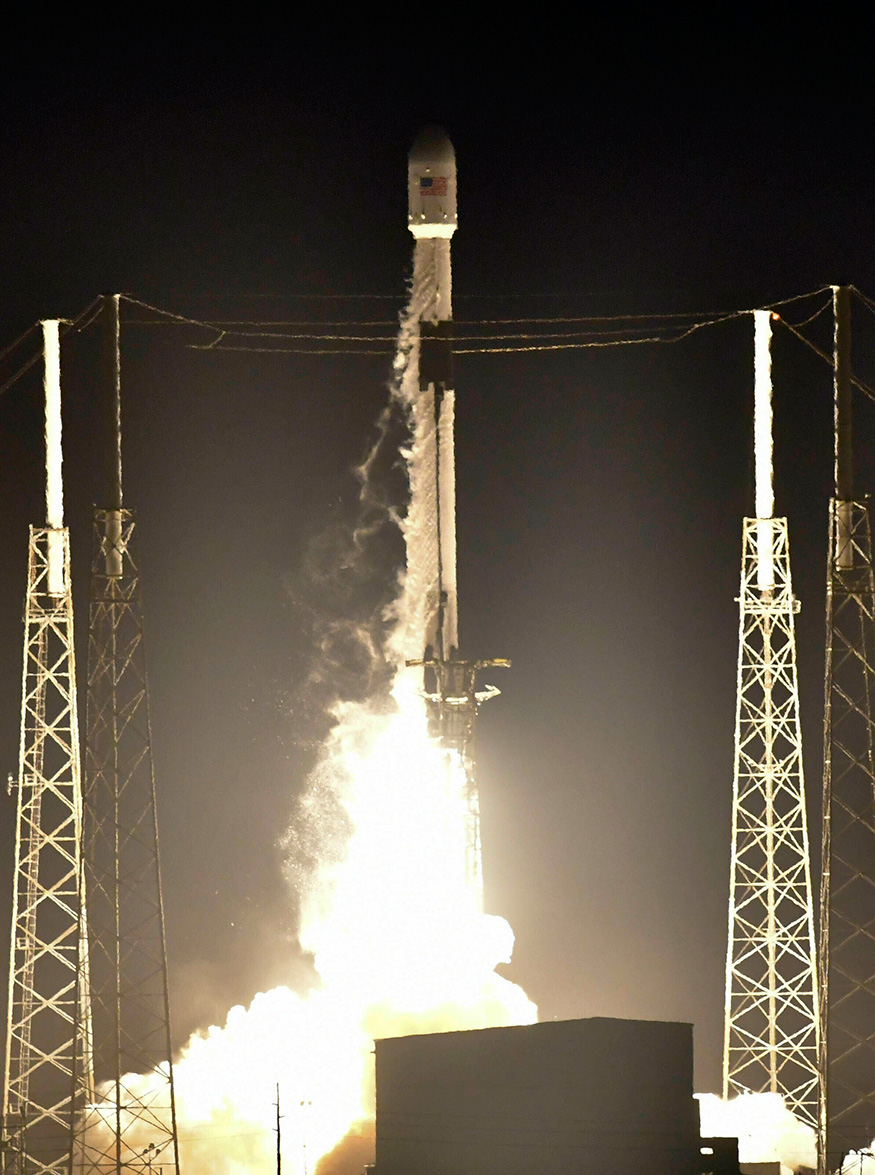 Spacex Launch Israel Spacecraft Begins Journey To The Moon Photogallery