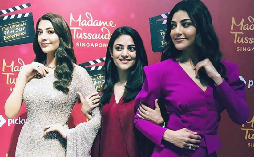 825px x 510px - Kajal Aggarwal's Wax Statue Unveiled at Madame Tussauds - News18
