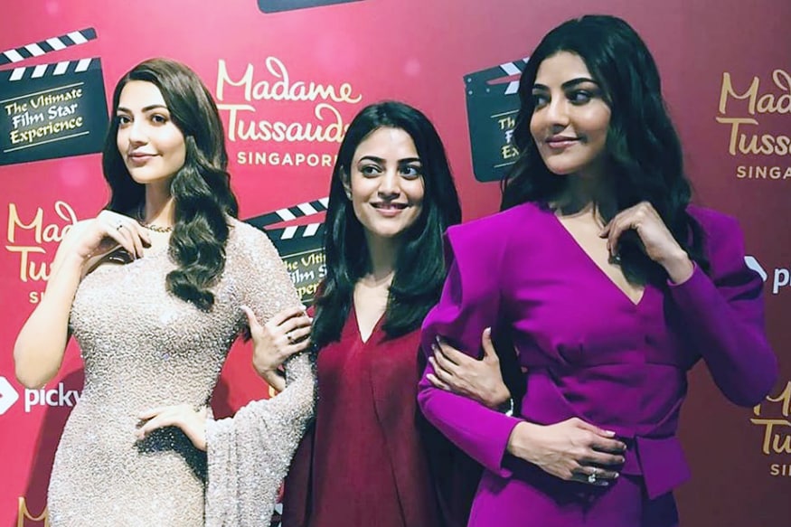 875px x 583px - Kajal Aggarwal's Wax Statue Unveiled at Madame Tussauds
