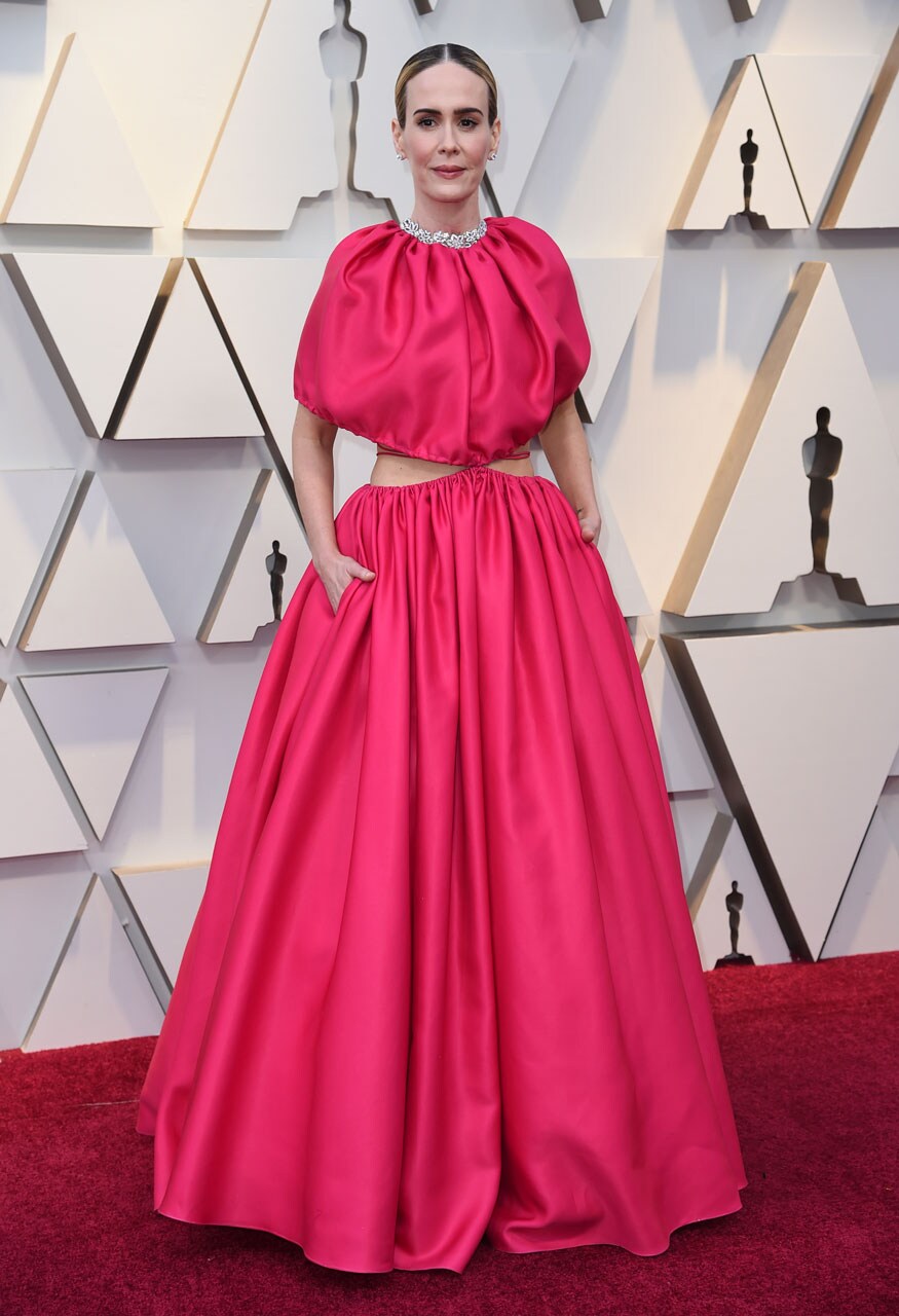   Sarah Paulson arrives at the 91st Academy Awards in Los Angeles. (Image: AP) 