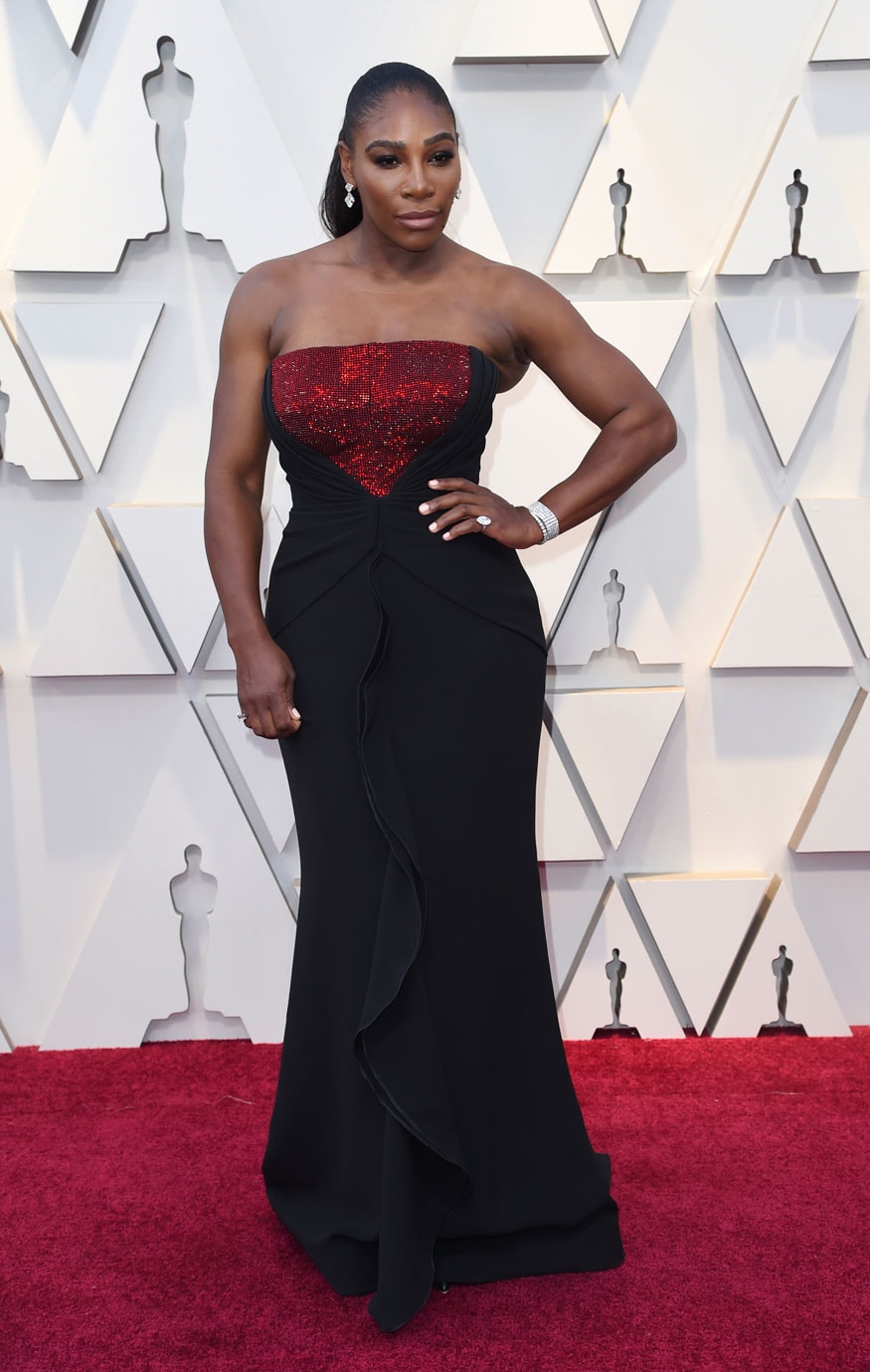   Serena Williams arrives at the 91st Academy Awards in Los Angeles. (Image: AP) 