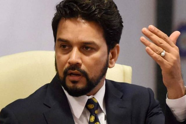 nion Minister of State for Finance and Corporate Affairs Anurag Thakur .  (PTI)
