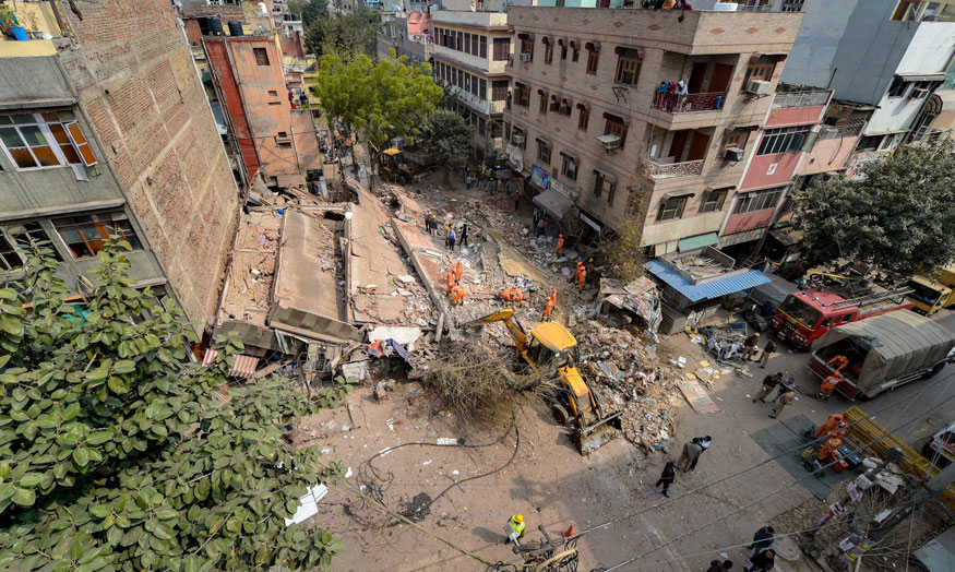 Four Storey Building Collapses In Delhi S Karol Bagh See Pictures News18 Four Storey Building Collapses In Delhi S Karol Bagh See Pictures News18