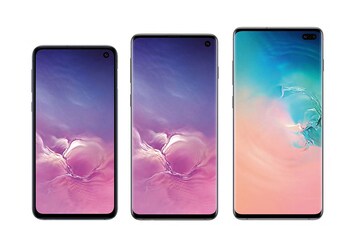 Samsung Galaxy S10e, S10, and S10+
