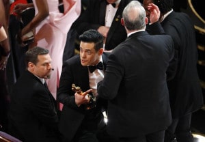  91st Academy Awards - Oscars Show - Hollywood, Los Angeles, California, U.S., February 24, 2019. Best Actor winner Rami Malek. REUTERS / Mike Blake 