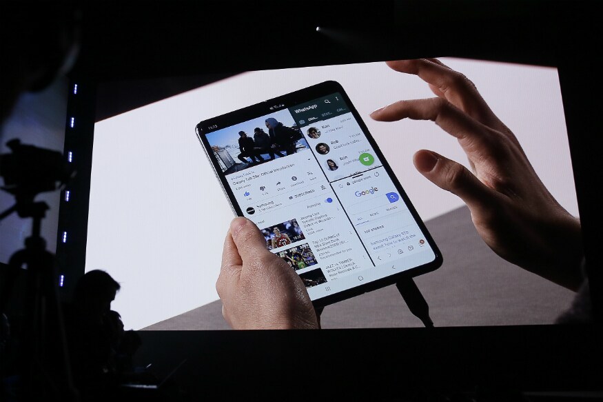 samsung folding screen