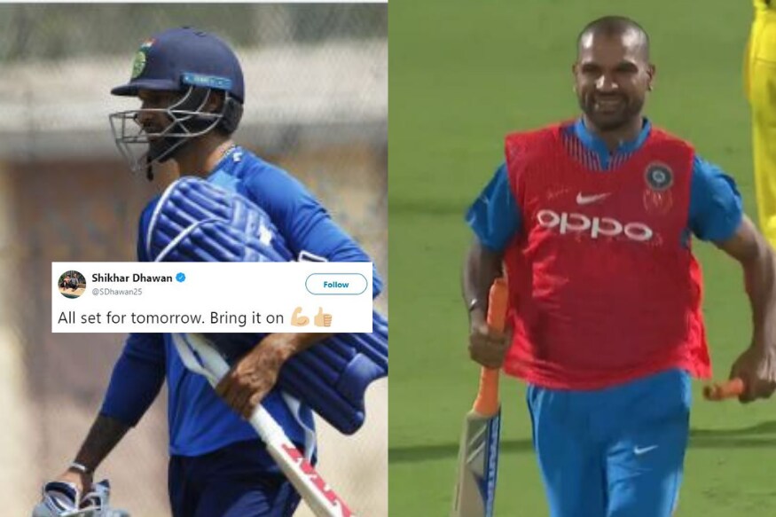 Shikhar Dhawan Trolled For His Special Appearance During First T20 Match