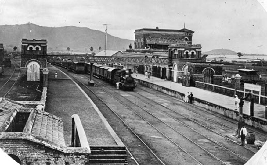 An Indian station near Calcutta (now Kolkata).