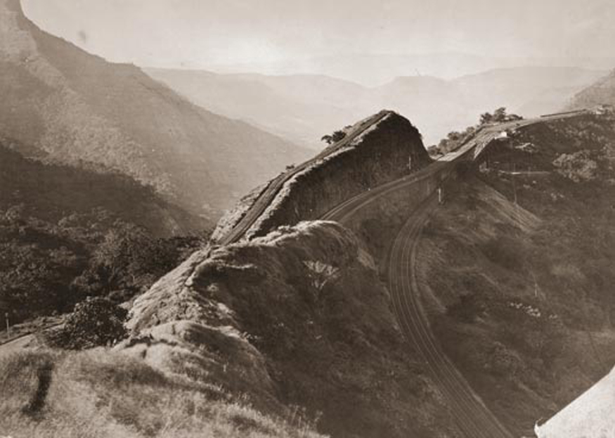 A railway reversing station on the Bhore Ghat Incline, near the town of Poona or Pune in Maharashtra on the edge of the Western Ghats. Pune is the junction point for two railways from Bombay (now Mumbai) to Madras (now Chennai). (Image: Getty Images)