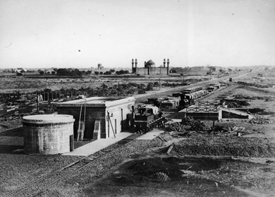 A view of the Scinde Delhi and Punjab Railway, a few miles from Lahore, looking towards Meean Mir on the plains of Punjab in Northern India (modern day Pakistan). (Image: Getty Images)