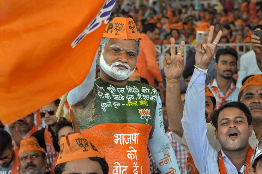 PM Narendra Modi's Election Rally in Moradabad; See Pics - News18