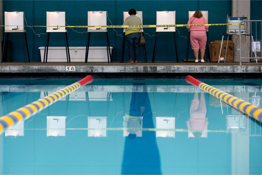 In Pictures: Bizarre and Most Beautiful Polling Stations - News18