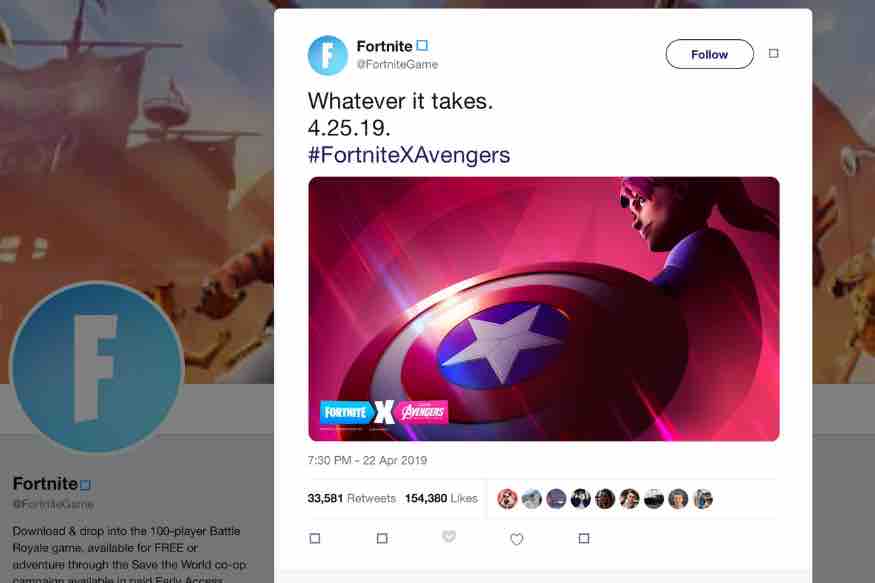 Fortnite Avengers Update Tweet Avengers Crossover Coming Back To Fortnite This Week Ahead Of Avengers Endgame Movie