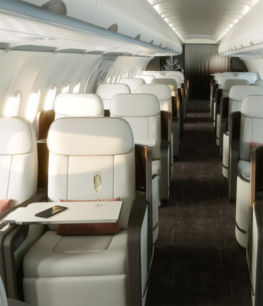 The aircraft will offer