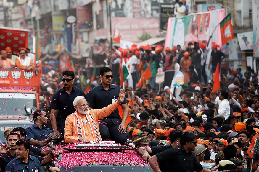 In Pictures Narendra Modi S Mega Roadshow In Varanasi News18