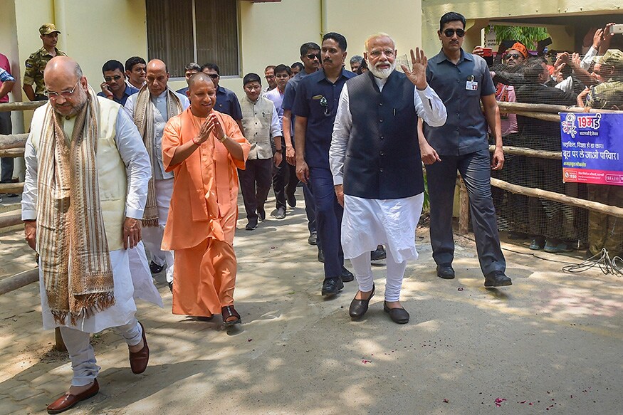 Pm Modi Files Nomination In Varanasi Shows Off Nda Strength News18 0135