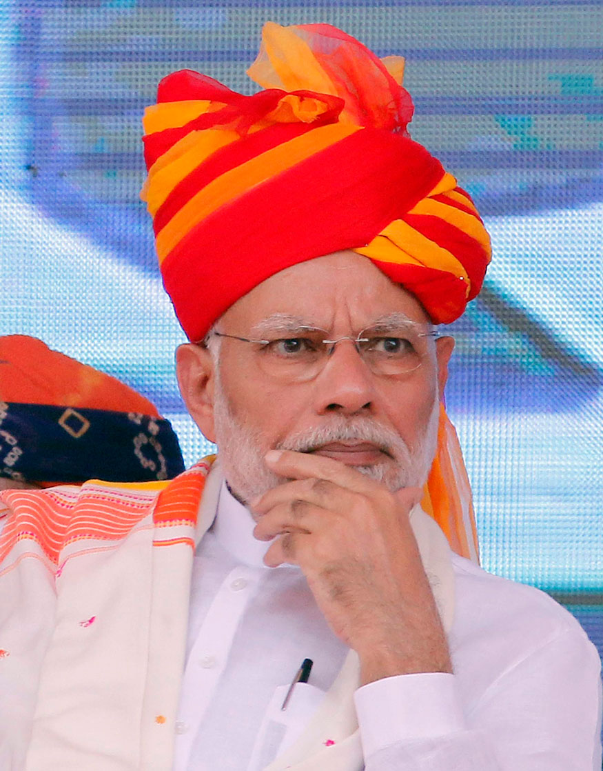 PHOTOS: Colourful Headgears of PM Narendra Modi - News18