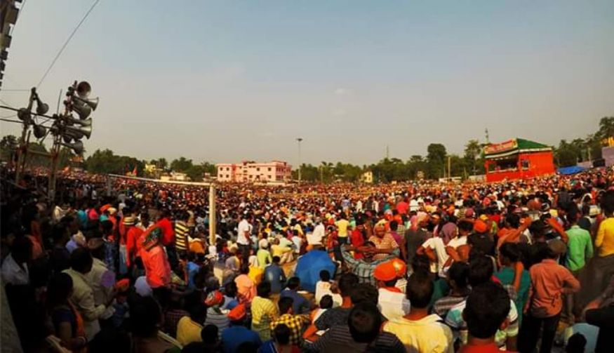 Pictures From PM Modi's Election Rally in Ranaghat, West Bengal - Photogallery
