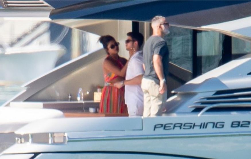  In some of the viral photos, Priyanka can be seen giggling, teasing Nick Jonas. (Image: Instagram)