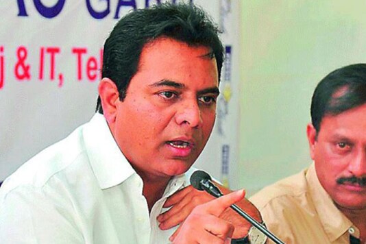 File photo of TRS working president KT Rama Rao.