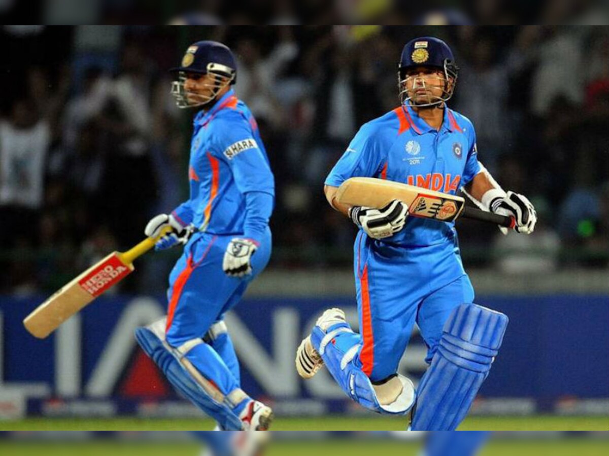 Sachin Tendulkar, Virender Sehwag Play Exhibition Match to Promote Road Safety Sachin Tendulkar, Virender Sehwag Play Exhibition Match to Promote Road Safety