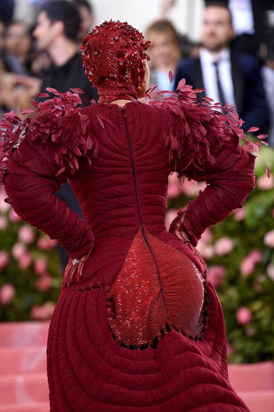 Cardi B Sweeps 2019 Met Gala In A Stunning Red Quilted Dress - Photogallery