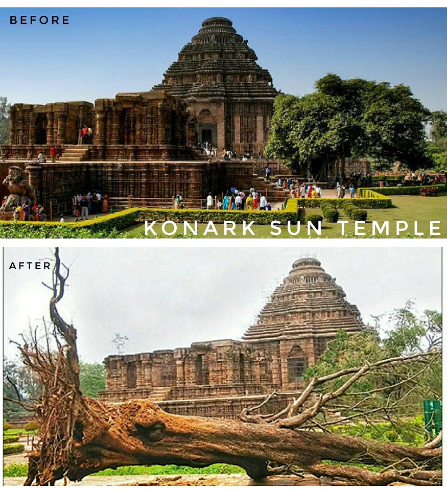 Heartbreaking 'Before and After' Photos Show How Odisha’s Iconic Places ...