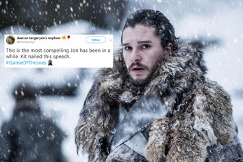Why Game Of Thrones Fans Are Crushing Over Jon Snow S Speech At Winterfell