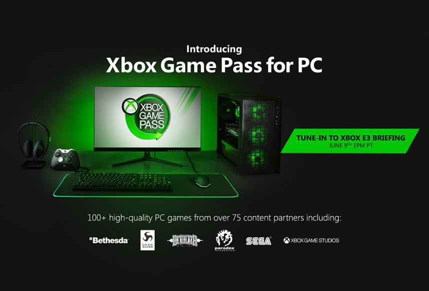 Microsoft Announces Xbox Game Pass Service for Windows 10 PCs