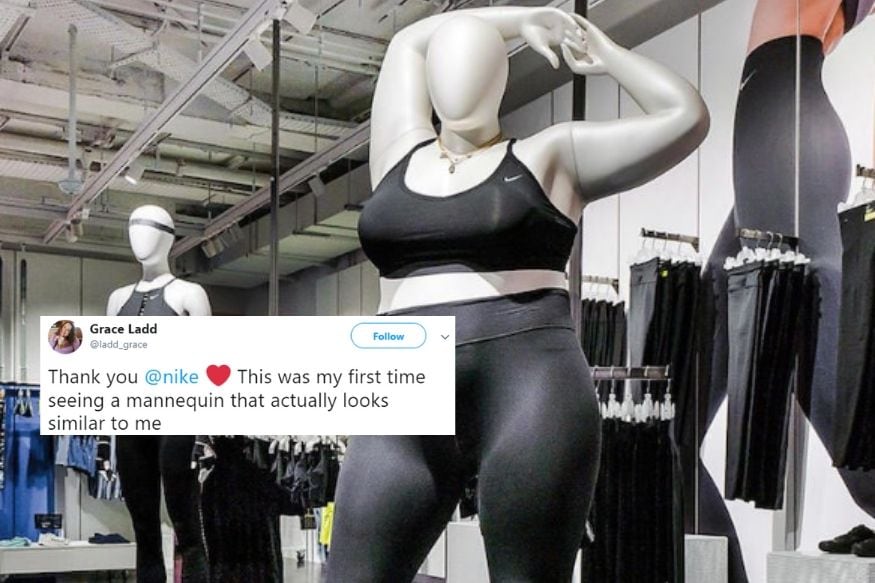 fat mannequin nike