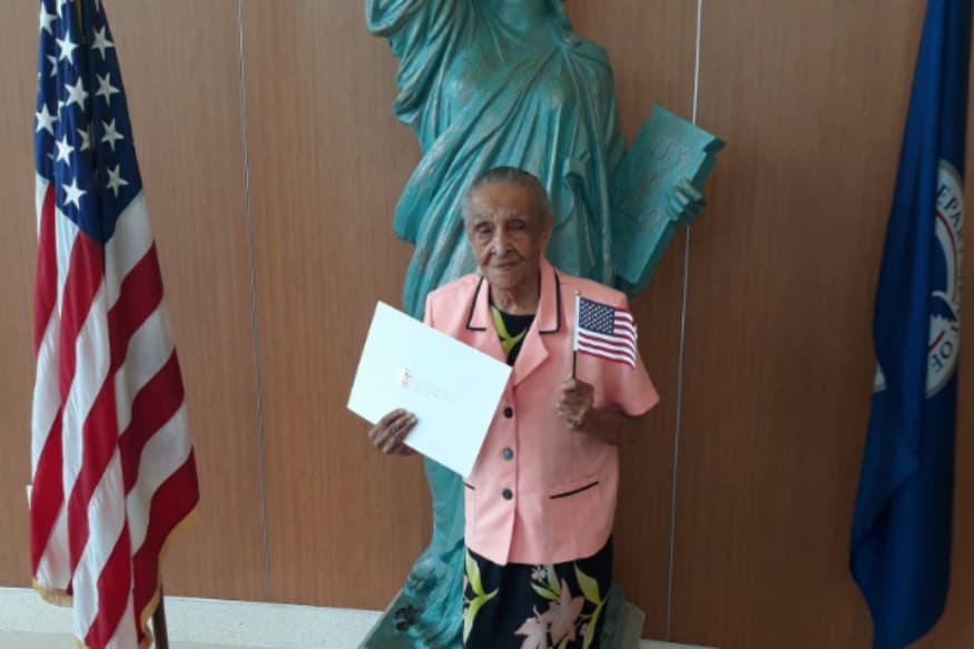 Age No Bar: Florida Woman Attains US Citizenship Months Before Her 104th Birthday