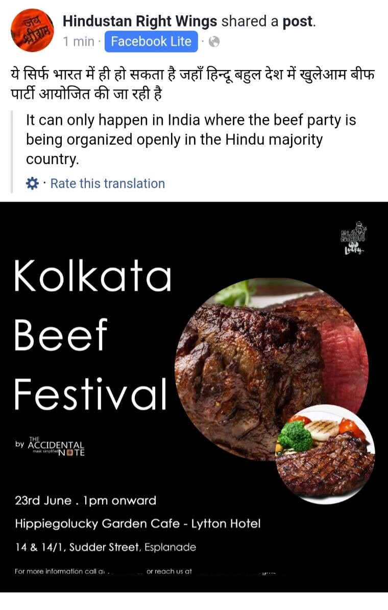 Threatened and Forced to Change Name, Beef Festival Organisers in