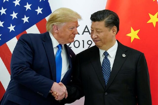 US President Donald Trump with China's President Xi Jinping (Image: Reuters)