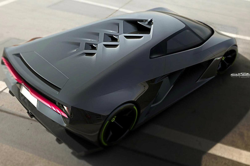 The Lamborghini SV-719 render. (Image source: Motor1)