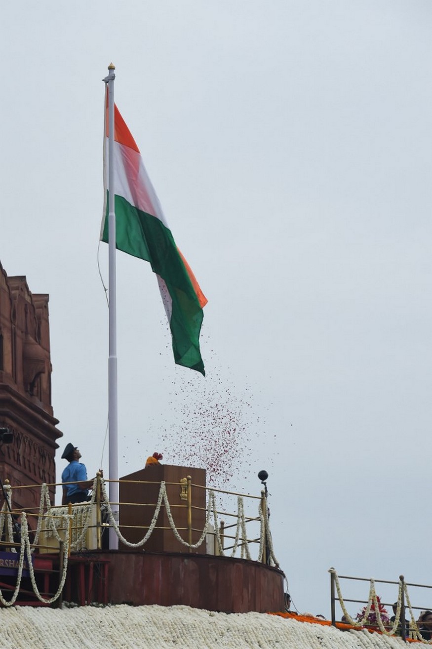 73rd Independence Day Celebrations Pm Narendra Modi Hoists Tricolour 73rd Independence Day Celebrations Pm Narendra Modi Hoists Tricolour