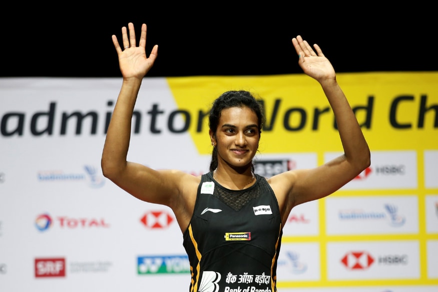 Image result for PV Sindhu becomes first Indian shuttler to win World Championships gold - Sindhu scripts history