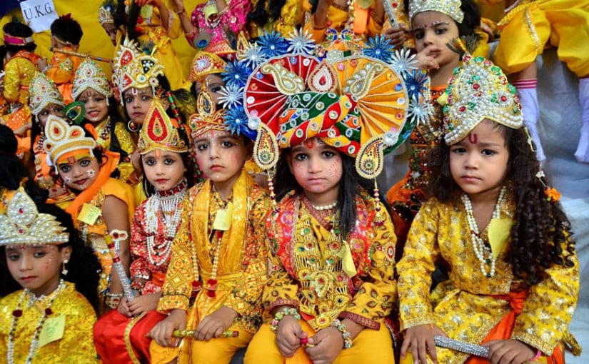 Dress up hotsell of krishna