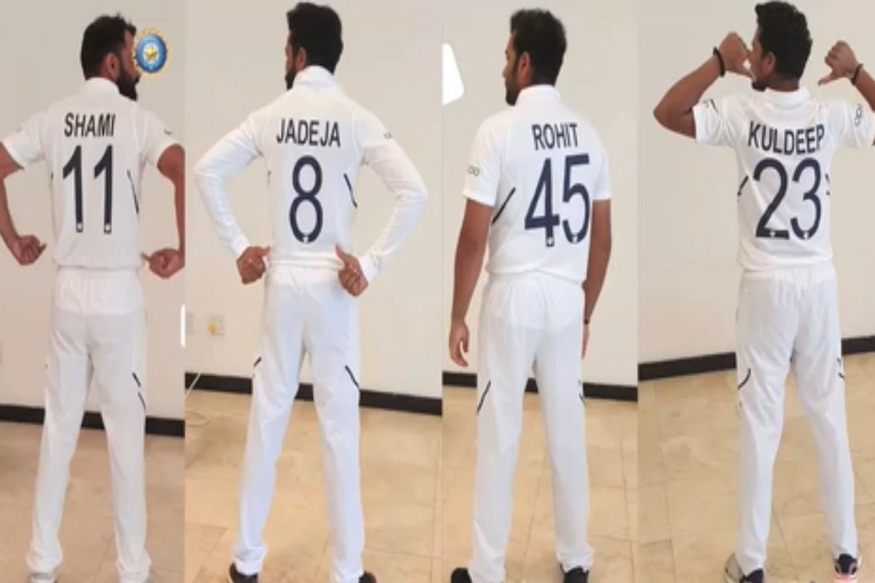 Team india hot sale players jersey number