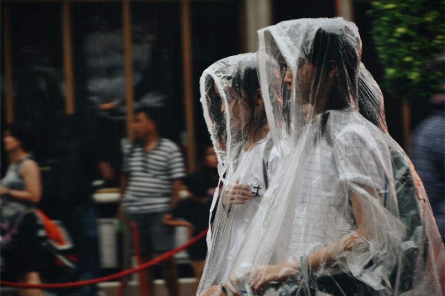 The person who is scared: These are the people who are terrified of the downpour and will already be planning how to go home, even if a speck of gray appears in the sky.