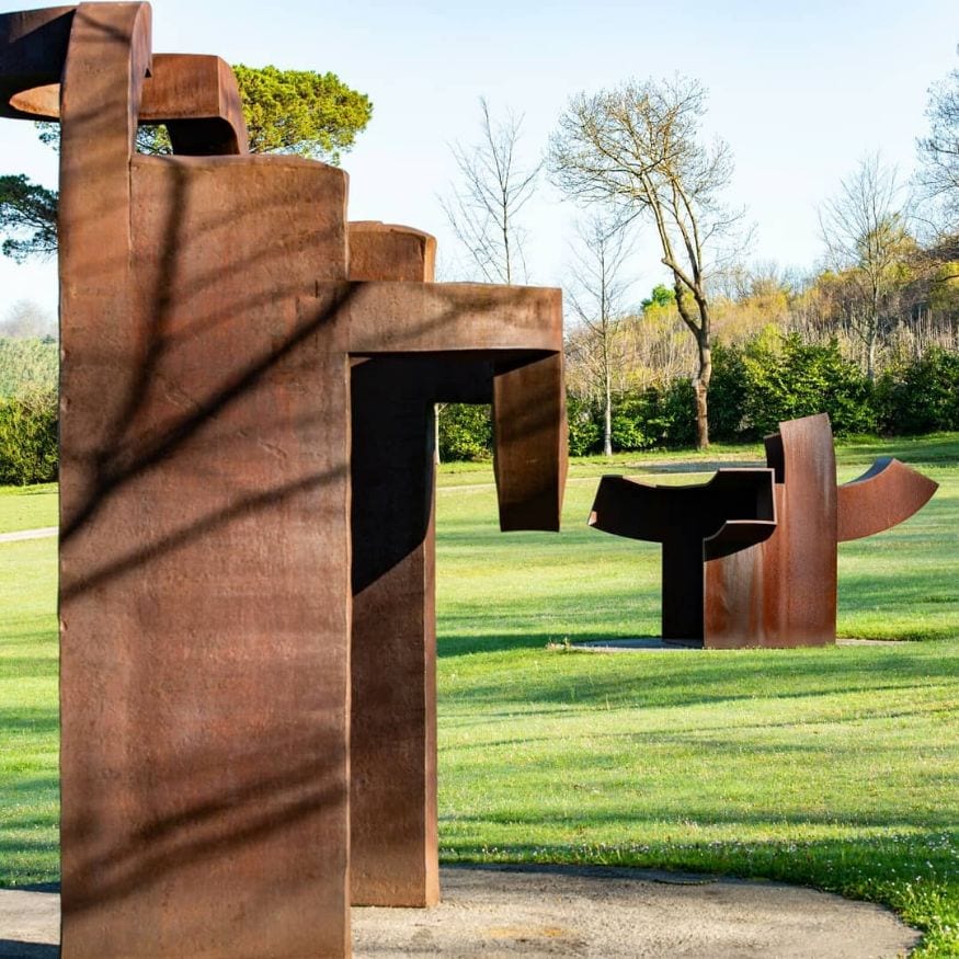Chillida Leku: The Chillida Leku in Hernani, Spain is a 27-acre outdoor museum filled with late abstract sculptor Eduardo Chillida’s work. The place was established as a sculpture park in 2000 by Chillida and his wife. (Image: Instagram)