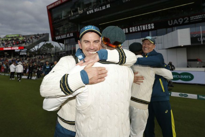 In Pics: Australia Celebrate Retaining The Ashes in Manchester In Pics: Australia Celebrate Retaining The Ashes in Manchester