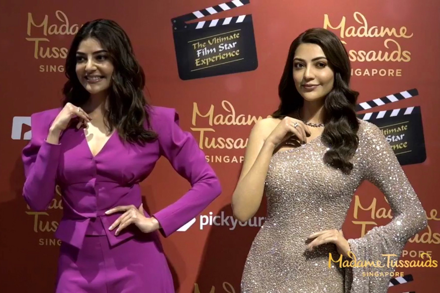Kajal Agrawal Hot Xxxxx Full Hd - Kajal Aggarwal's Wax Statue Unveiled at Madame Tussauds - News18