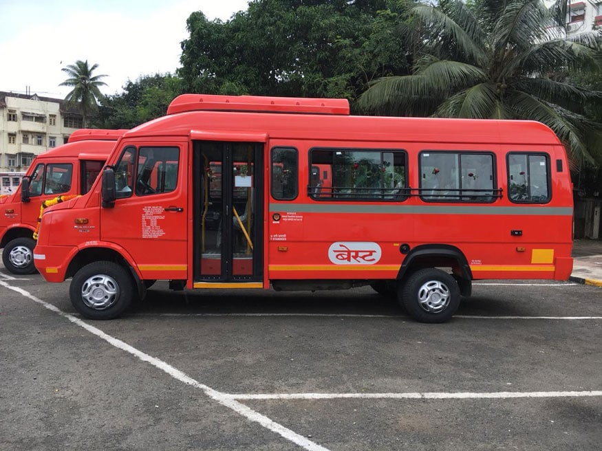 Exclusive Pictures of the Mumbai's First AC Mini Buses - News18