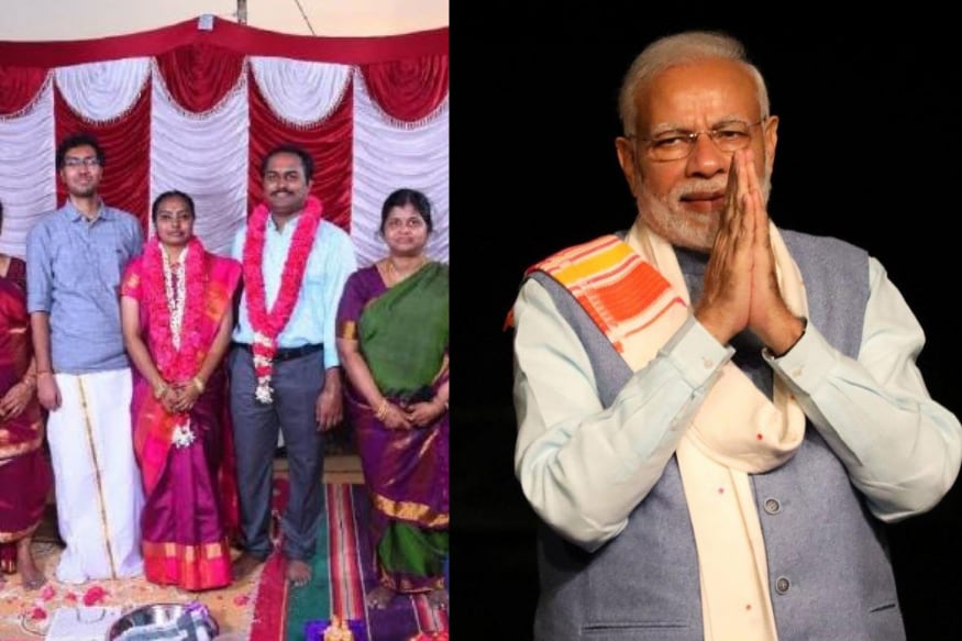 Image result for <a class='inner-topic-link' href='/search/topic?searchType=search&searchTerm=MODI' target='_blank' title='click here to read more about MODI'>modi</a> thanked tamilnadu family for inviting him to their daughterâs wedding