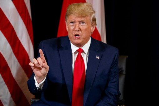 File photo of US President Donald Trump.