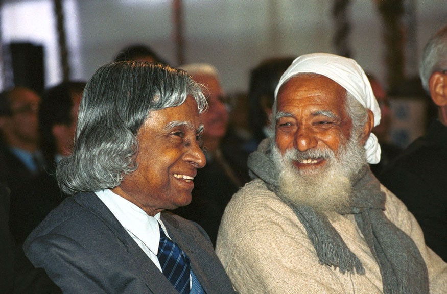 APJ Abdul Kalam with Sunderlal Bahuguna