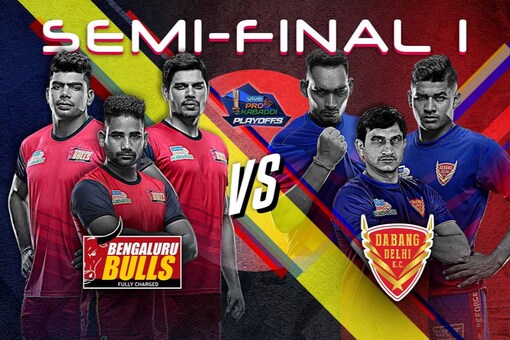 Bengaluru Bulls take on Dabang Delhi in Semi-final 1. (Photo Credit: PKL)