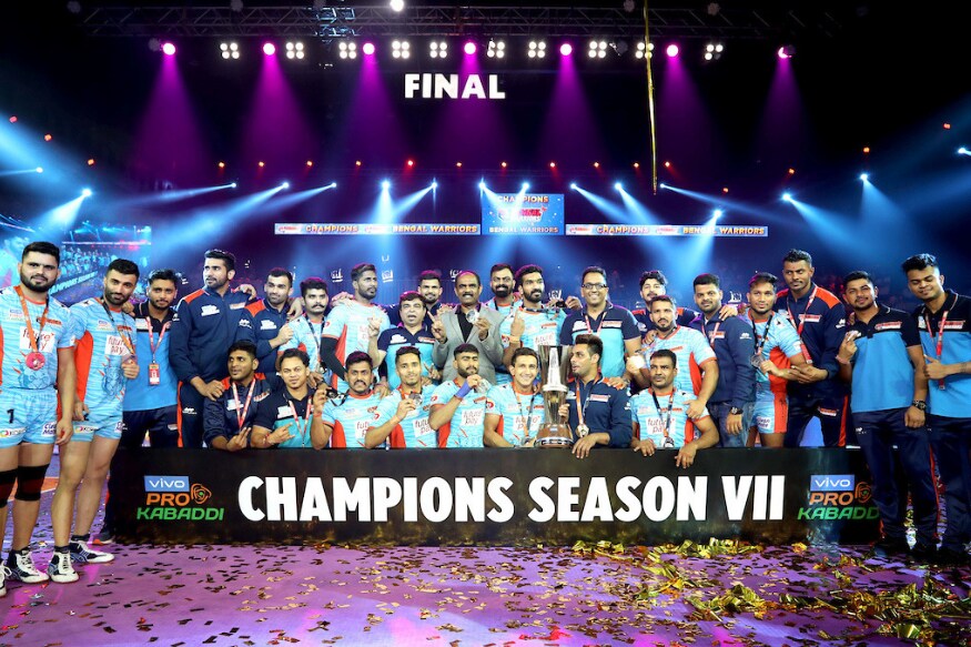 Pro Kabaddi 2019: Bengal Warriors Beat Dabang Delhi 39-34 to Lift Maiden Title