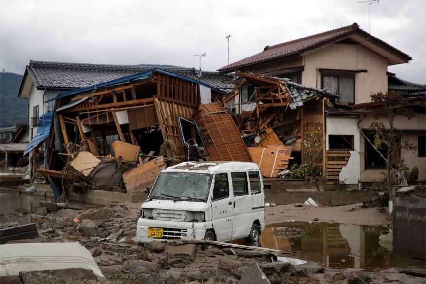 Devastating Aftermath Pictures of Typhoon Hagibis in Japan - Photogallery